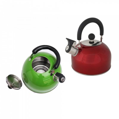 SS201 colorful 1L/2L/3L/4L/ pot water kettle kitchen kettle whistling kettles