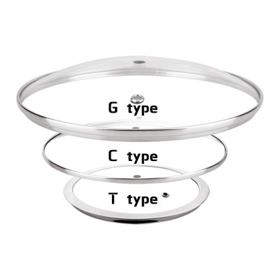 T Type Glass Lids For Cooking Pot Tempered Glass Lid Tampa De Vidro