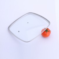 square fry pan glass lid pots accessory